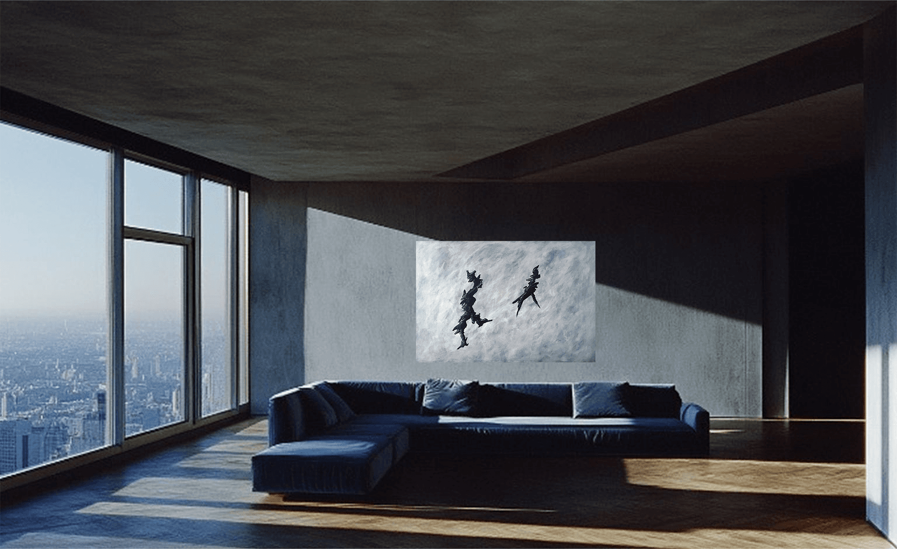 Interior before artwork placement